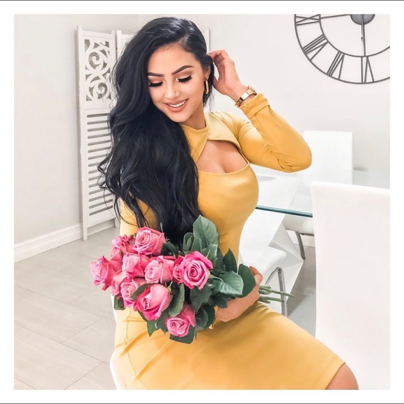 Dresses & Skirts - Mustard midi 🌻